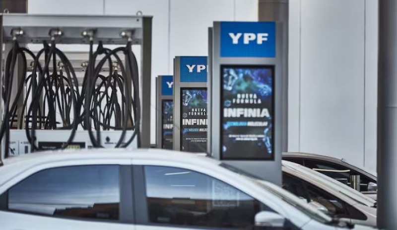 YPF sube los precios un 2,5% desde esta medianoche